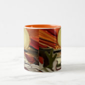 Abstrakte Kunst im Südwesten Zweifarbige Tasse (Mittel)