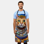 Abstrakte Kunst im Weltraum Schürze (Getragen)