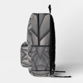 Abstrakte Kunst im Zeitalter gefroren Bedruckter Rucksack (Rechts)