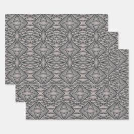 Abstrakte Kunst im Zeitalter gefroren Geschenkpapier Set