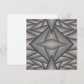 Abstrakte Kunst im Zeitalter gefroren Mitteilungskarte (Vorne/Hinten)