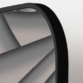 Abstrakte Kunst im Zeitalter gefroren Pickleball Schläger (Linke Seite)