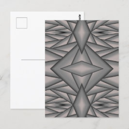 Abstrakte Kunst im Zeitalter gefroren Postkarte