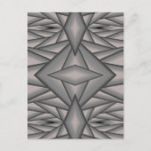 Abstrakte Kunst im Zeitalter gefroren Postkarte (Vorderseite)