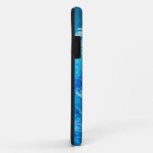 Abstrakte Kunst in Blau und Weiß Case-Mate iPhone Hülle (Hinten/Rechts)