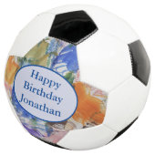 Abstrakte Kunst in der Farbgestaltung Fußball (Dreiviertel)