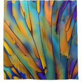 Abstrakte Kunst in der Glasbranche Duschvorhang (Vorderseite)