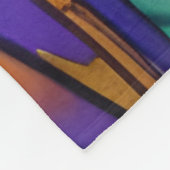 Abstrakte Kunst in der Glasbranche Fleecedecke (Ecke)