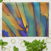 Abstrakte Kunst in der Glasbranche Geschirrtuch (Gefaltet)