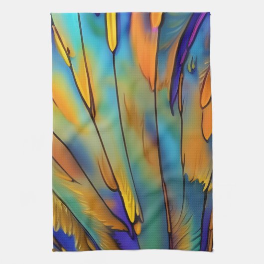 Abstrakte Kunst in der Glasbranche Geschirrtuch (Vertikal)