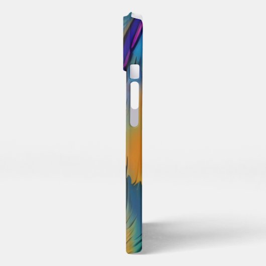 Abstrakte Kunst in der Glasbranche iPhone Hülle (Linke Seite)