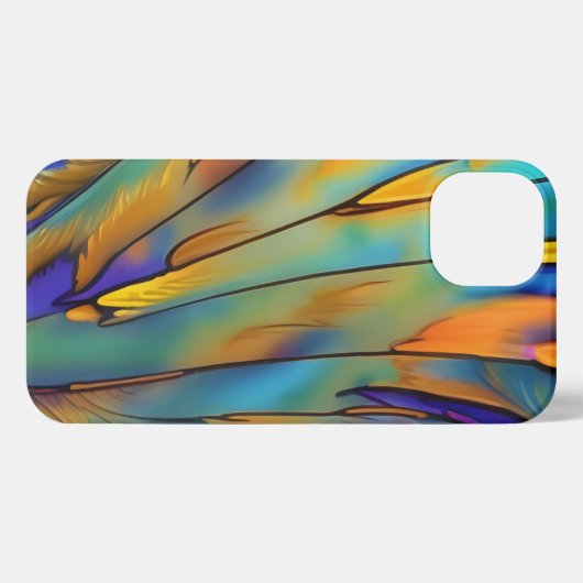 Abstrakte Kunst in der Glasbranche iPhone Hülle (Rückseite (Horizontal))