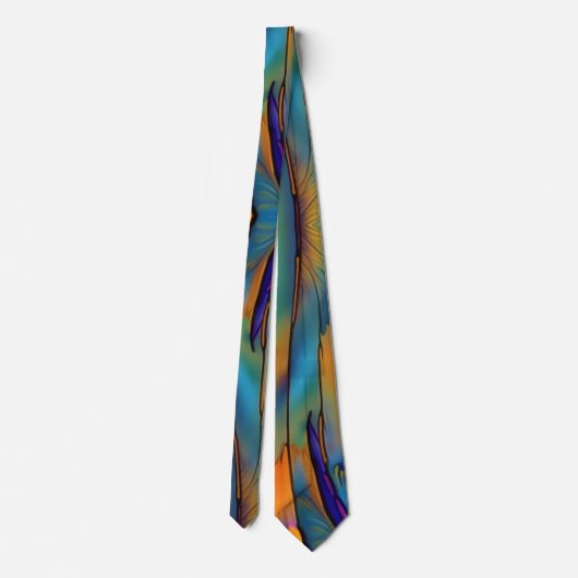 Abstrakte Kunst in der Glasbranche Krawatte (Rückseite)