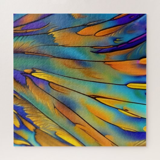 Abstrakte Kunst in der Glasbranche Puzzle (Horizontal)