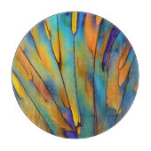 Abstrakte Kunst in der Glasbranche Schneidebrett (Vorderseite)