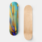 Abstrakte Kunst in der Glasbranche Skateboard (Vorderseite)