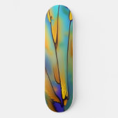 Abstrakte Kunst in der Glasbranche Skateboard (Vorderseite)