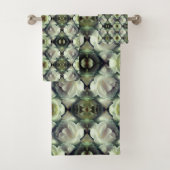 Abstrakte Kunst in der Rose Badhandtuch Set (Insitu)