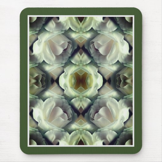 Abstrakte Kunst in der Rose Mousepad (Vorne)
