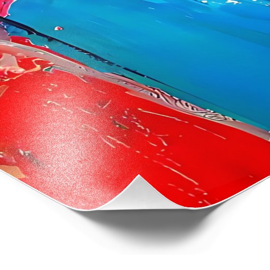 Abstrakte Kunst in der Stadt Fotodruck (Ecke)