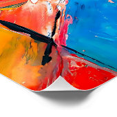 Abstrakte Kunst in der Stadt Poster (Ecke)