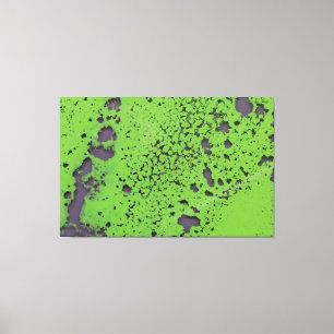 Abstrakte Kunst in grün Leinwanddruck