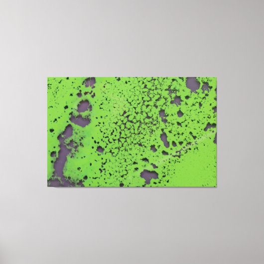 Abstrakte Kunst in grün Leinwanddruck (Vorderseite)