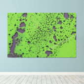 Abstrakte Kunst in grün Leinwanddruck (Insitu (Holzboden))