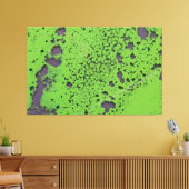 Abstrakte Kunst in grün Leinwanddruck (Insitu (Wohnzimmer))