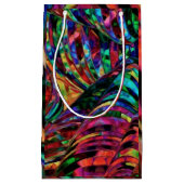 Abstrakte Kunst in Jewel Tones Kleine Geschenktüte (Vorderseite)