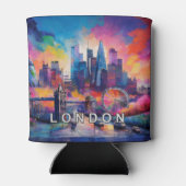 Abstrakte Kunst in London Dosenkühler (Rückseite)