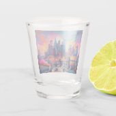 Abstrakte Kunst in London Schnapsglas (Rückseite)