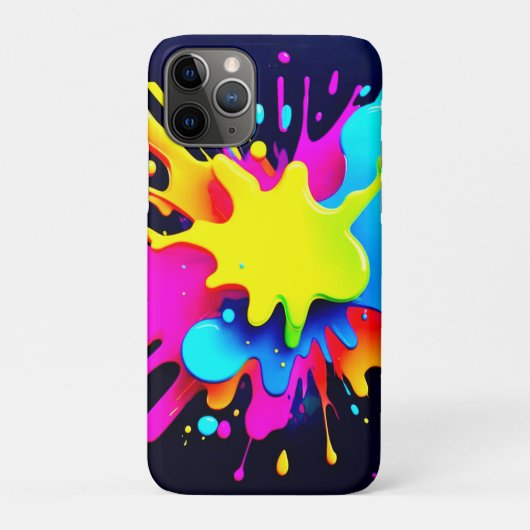 Abstrakte Kunst in Paint Splash Case-Mate iPhone Hülle (Rückseite)