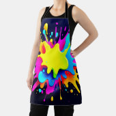 Abstrakte Kunst in Paint Splash Schürze (InSitu)