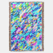 Abstrakte Kunst in Regenbogenform Decke (Vorderseite Vertikal)