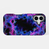 abstrakte Kunst in Rosa und Blau iPhone 16 Hülle (Rückseite (Horizontal))
