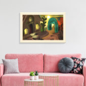 Abstrakte Kunst in Spanien Leinwanddruck (Insitu (Wohnzimmer))