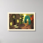 Abstrakte Kunst in Spanien Leinwanddruck (Vorderseite)