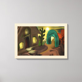 Abstrakte Kunst in Spanien Leinwanddruck