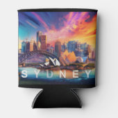 Abstrakte Kunst in Sydney Dosenkühler (Vorderseite)