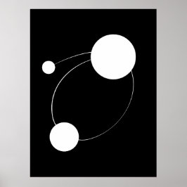 Abstrakte Kunst in vernetzten Kreisen | MINIMALIST Poster