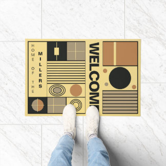 Abstrakte Kunst individuelle Touch für kreative Fr Fußmatte