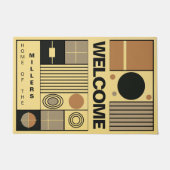 Abstrakte Kunst individuelle Touch für kreative Fr Fußmatte (Vorderseite)