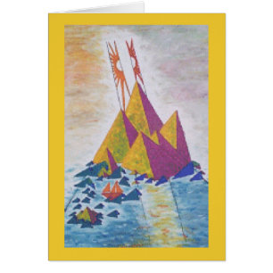 Abstrakte Kunst InselSun/Rückseite