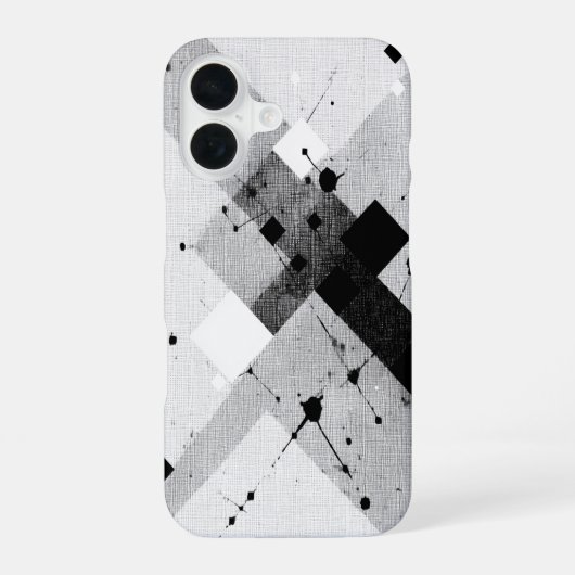 Abstrakte Kunst iPhone 16 Hülle (Rückseite)