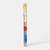 Abstrakte Kunst iPhone 16 Hülle (Linke Seite)