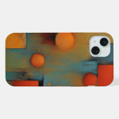 Abstrakte Kunst iPhone Hülle (Rückseite (Horizontal))