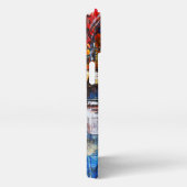 Abstrakte Kunst iPhone Hülle (Rechte Seite)