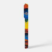 Abstrakte Kunst iPhone Hülle (Linke Seite)