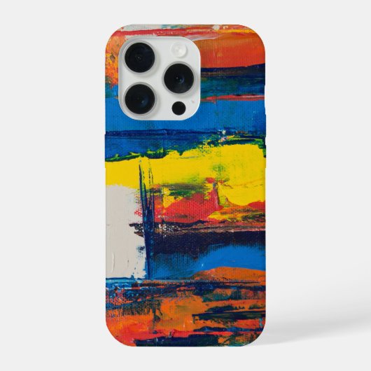 Abstrakte Kunst iPhone Hülle (Rückseite)